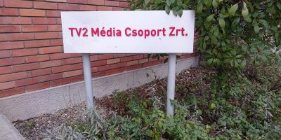 A TV2 épületének bejárata a Róna utcában Budapest. Fotó: Ladányi András, Media1