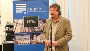M. Lengyel László, a Sajtószakszervezet vezetője. Fotó: Ladányi András, Media1