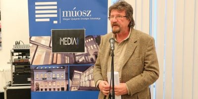 M. Lengyel László, a Sajtószakszervezet vezetője. Fotó: Ladányi András, Media1