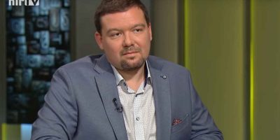 Huth Gergely, a Pestisrácok főszerkesztője a HírTV Sajtóklubjában
