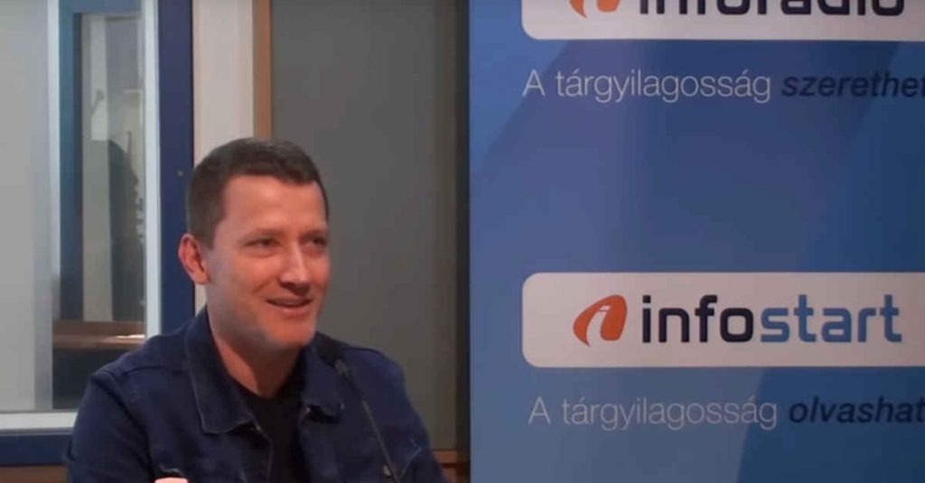 Wéber Gábor az InfoRádió vendégeként korábban.