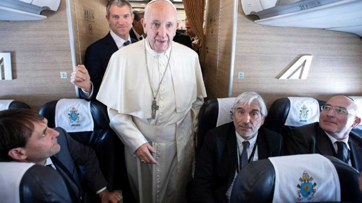 Matteo Bruni Ferenc pápa társaságában fotó: vaticannews.va