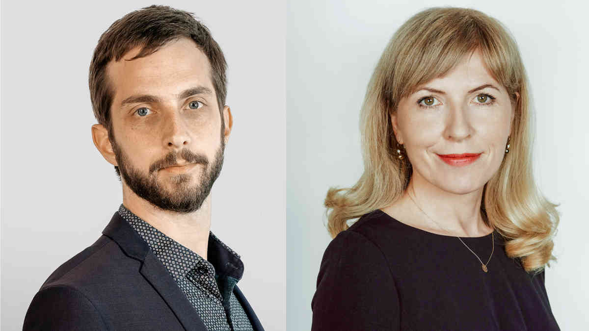 Sasha Ivanovic és Katarzyna Samojluk, a Viacom vezetői