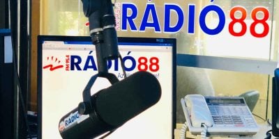 A Rádió 88 stúdiója Szegeden