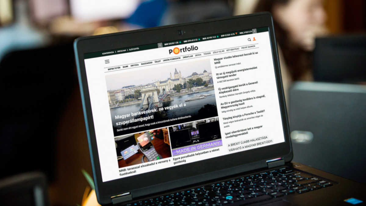 A portfolio.hu megújult külseje