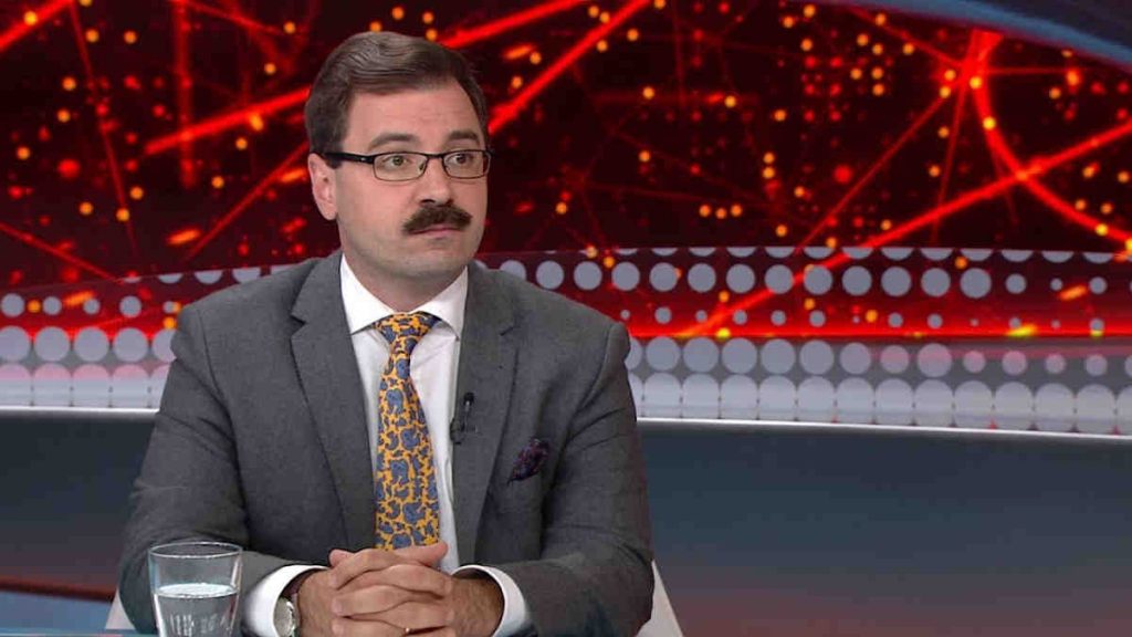 Szánthó Miklós, a KESMA elnöke az Echo TV műsorában
