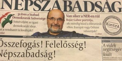 A szamizdat Népszabadság borítója.