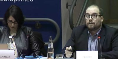 Erdélyi Péter felszólalása, az Európai Parlament LIBE bizottságában