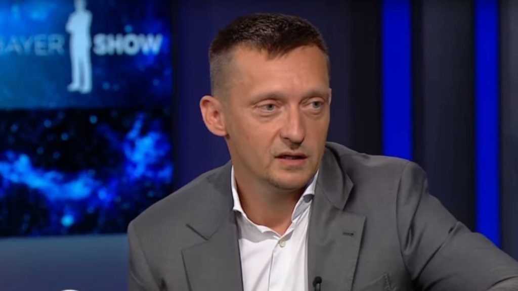Rogán Antal a HírTV Bayer show című műsorában, Bayer Zsolt vendégeként