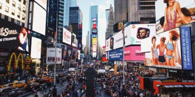 Reklámok a Times Square-n