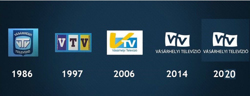 A Vásárhelyi Televízió logói