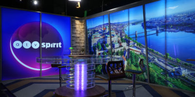 Az ATV Spirit a Sprit FM műsorai számára kialakított új díszlete