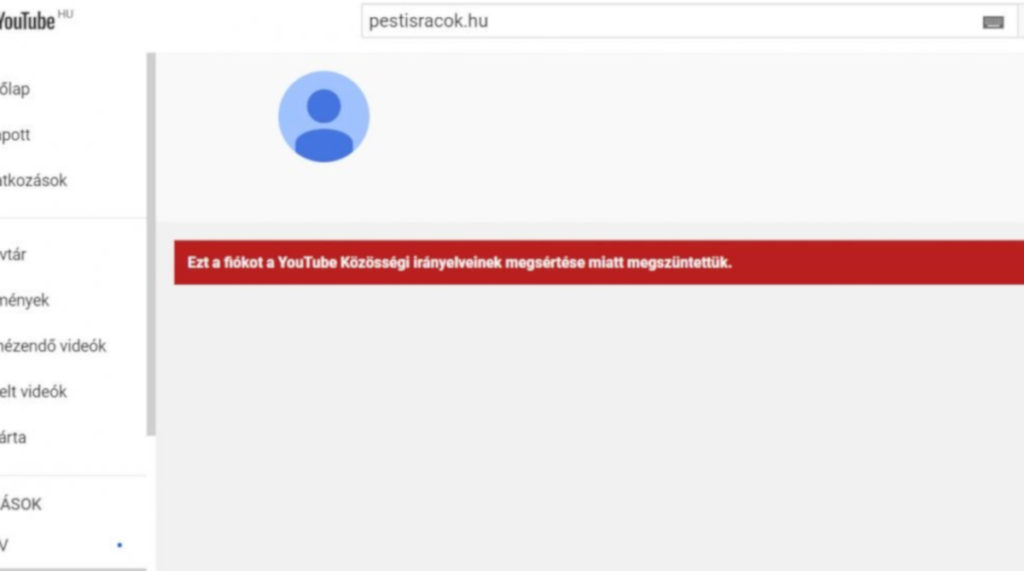 A Pestisrácok YouTube csatornája