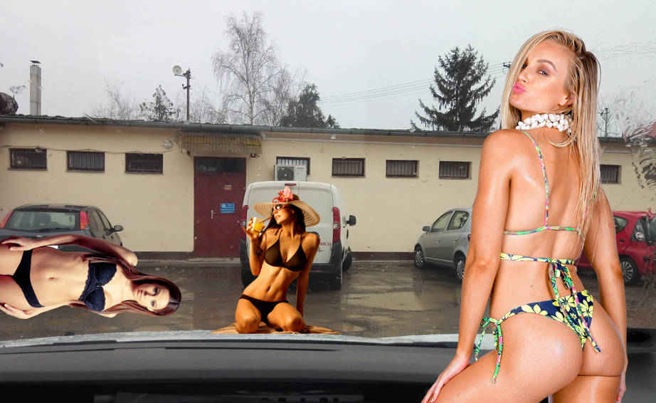 Bikinis lányok a SZON cikkében