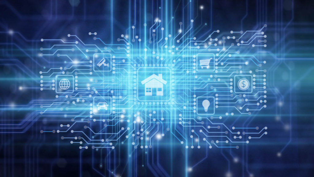 Internet of Things IOT digital circuit panel