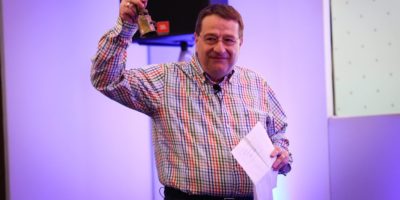 Csermely Ákos, a Media Hungary főszervezője korábban, a konferenciája megnyitásakor