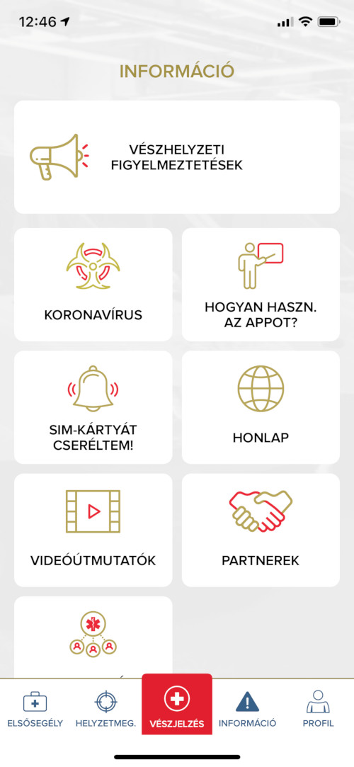 Új menüpont az ÉletMentő applikációban, a koronavírus