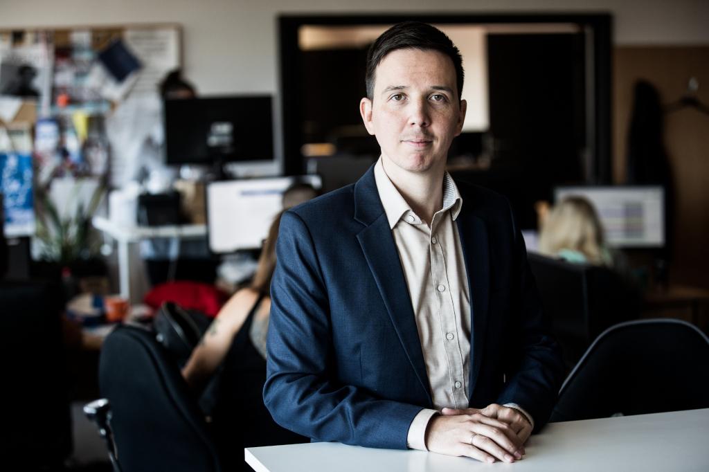 Csiki Gergely, a Portfolio lapigazgatója