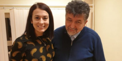 Csóka-Szűcs János és Cseh Katalin, a Momentum EP-képviselője