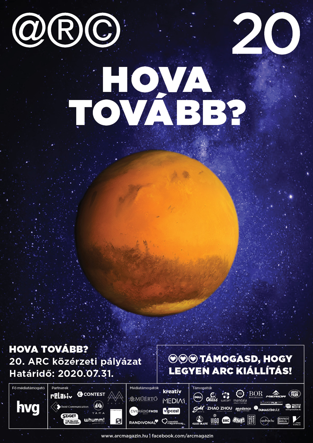 Az ARC 2020 pályázat felhívása