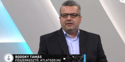 Bodoky Tamás, az Átlátszó.hu főszerkesztője az RTL Klub Magyarul Balóval c. műsorában korábban