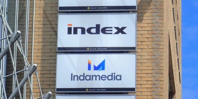Az Index és az Indamedia a Budasquare irodaházban található irodájának homlokzata