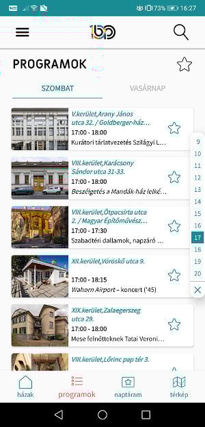 Budapest100 applikáció 2. kép