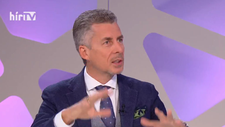 Rákay Philip, a HírTV Publicafé műsorában