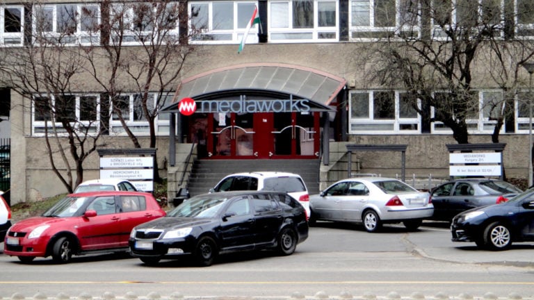 A Mediaworks Bécsi úti épülete Budapesten