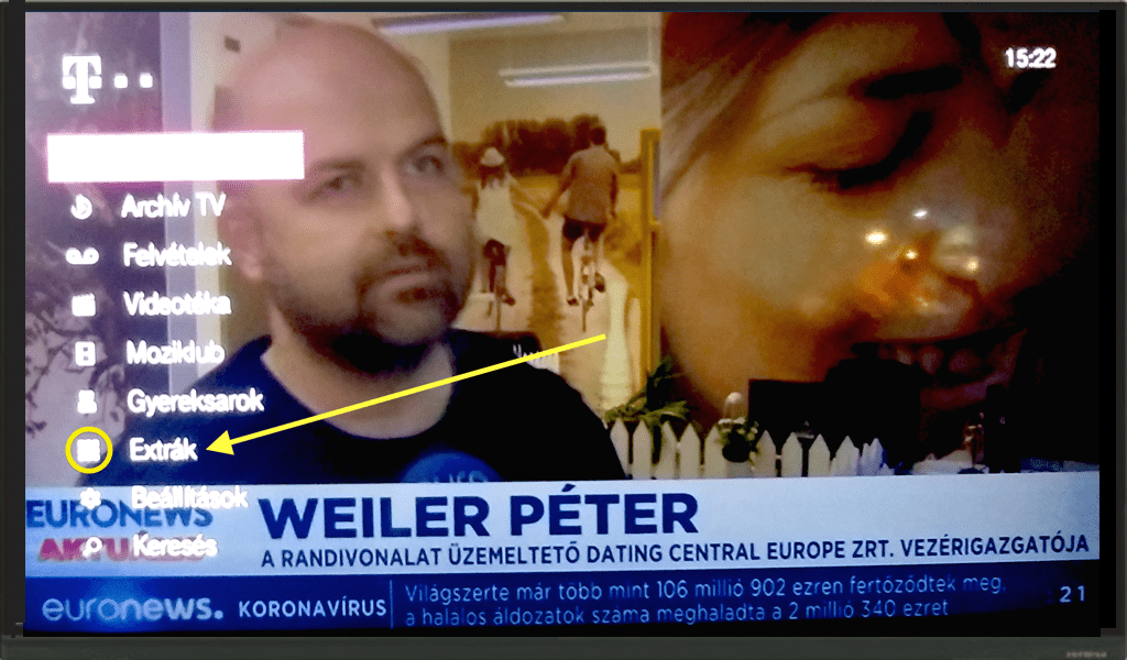 Klubrádió beállítása 1. lépés Extrákra lépés