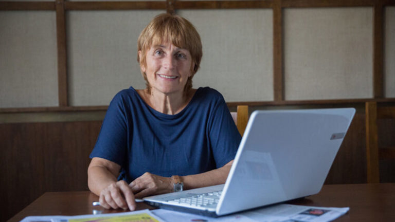 Kocsi Ilona, a MÚOSZ elnöke, a Boom magazin főszerkesztője