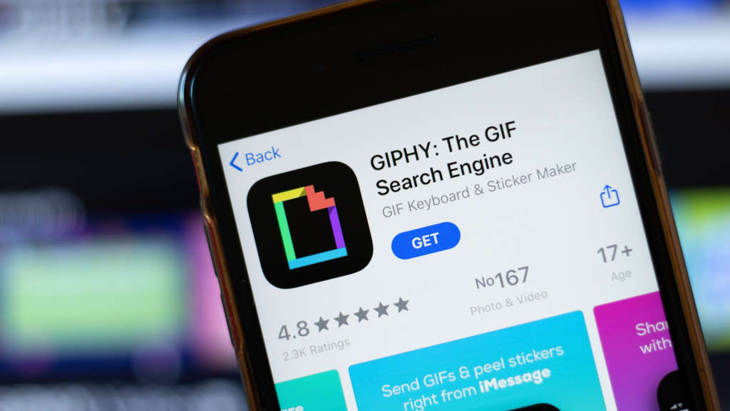 Giphy alkalmazás az App Store-ban.