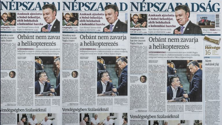 A Népszabadság utolsó száma