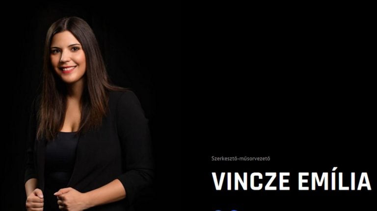 Vincze Emília, a Pesti TV távozó szerkesztő-műsorvezetője