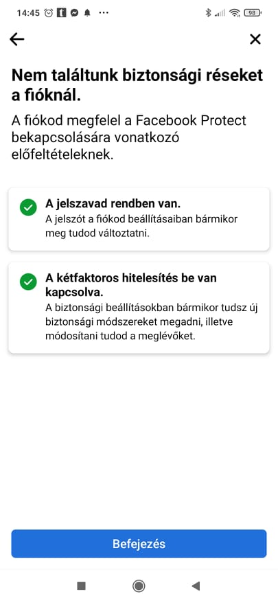 A Facebook Protect bevezetése
