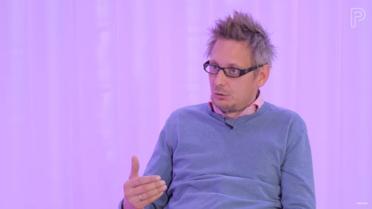 Dezső András a Partizán adásában.