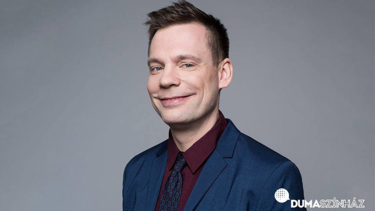 Litkai Gergely, a Dumaszínház alapítója, a Comedy Club műsorvezetője