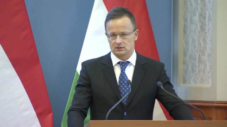 Szijjártó Péter külügyminiszter.