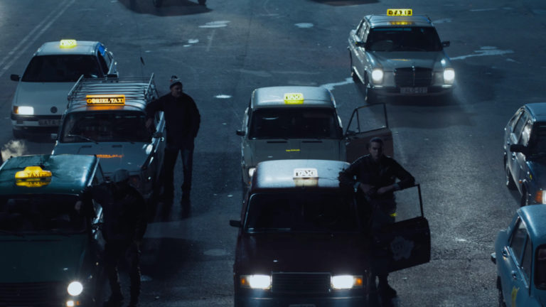 A Blokád című film egy pillanata.