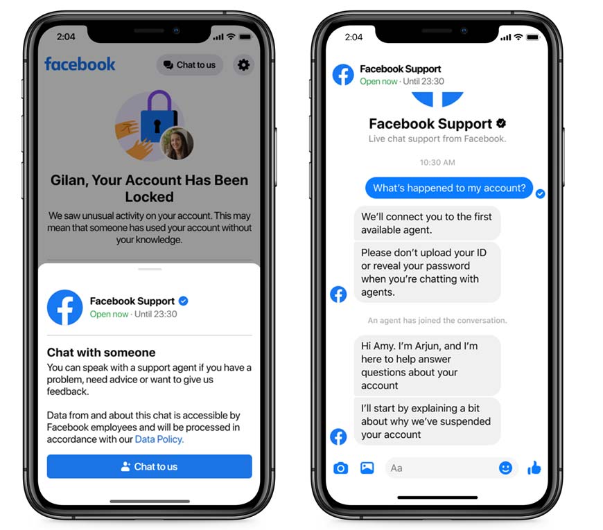 Facebook Support
