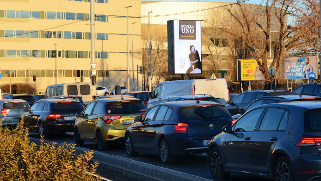 A Citynext okos reklámhelye Budapesten, a IX. kerületben