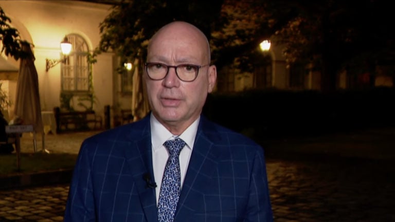 Péterfalvi Attila, a NAIH elnöke a HírTV Napi Aktuális című műsorában.