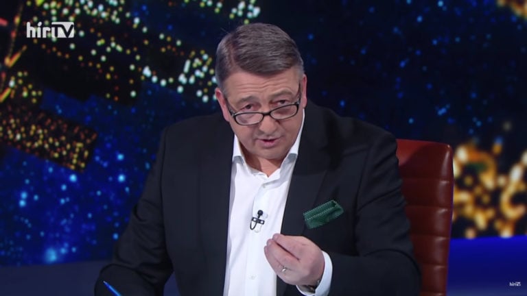 Bayer Zsolt a Bayer Show című műsorban a HírTV-n.