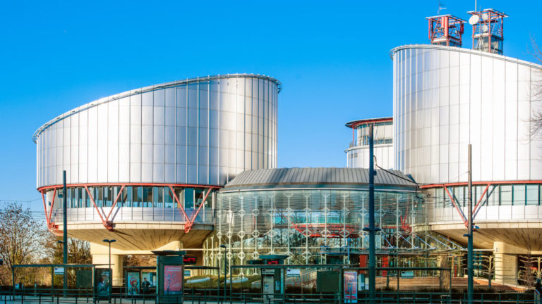 Az Emberi Jogok Európai Bírósága (EJEB) épülete Strasbourgban.