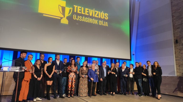 A Televíziós Újságírók Díja 2021 díjazottjai.
