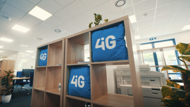 A 4iG irodája Budapesten, a Montevideo utcában.