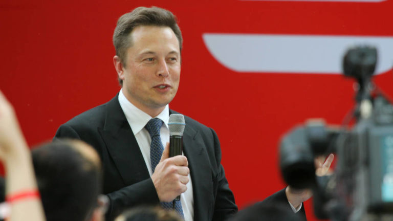 Elon Musk amerikai milliárdos, a Tesla vezérigazgatója.