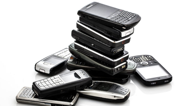 Régi mobiltelefonok.