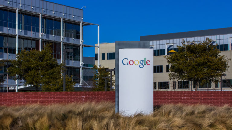 A Google épülete Mountain View-ban