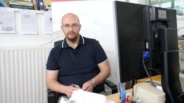 György Zsombor, a Magyar Hang főszerkesztője.